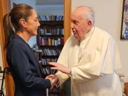 Sheinbaum publicó su momento con el Papa Francisco. FACEBOOK/@ClaudiaSheinbaumPardo